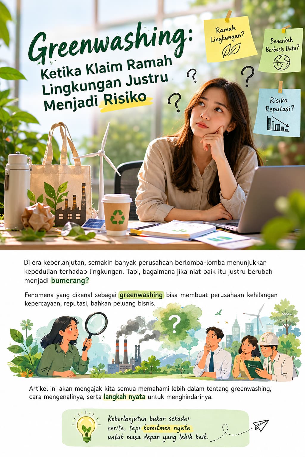 Greenwashing: Ketika Niat Baik Berubah Menjadi Bumerang